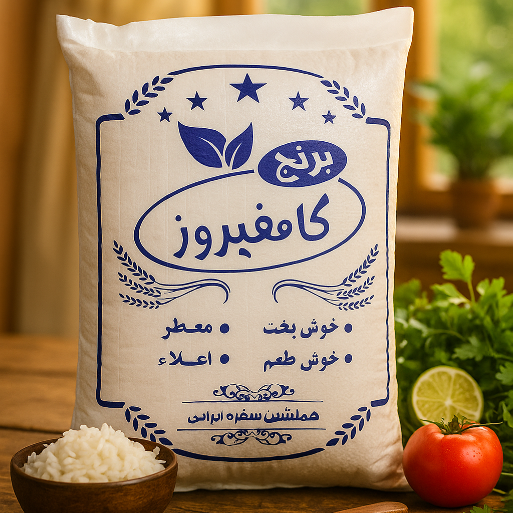 برنج کامفیروزی 5 کیلویی درجه یک